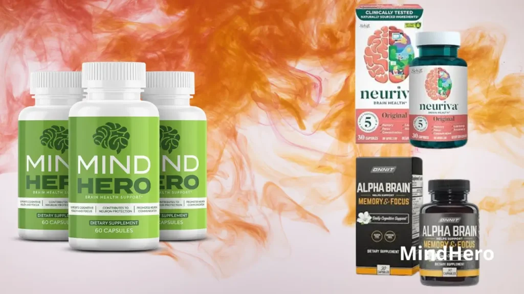 MindHero vs Alpha Brain & Neuriva